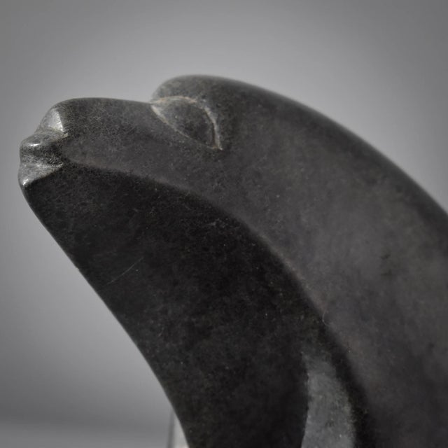 Albert Mamvura's Listening Man is a quintessential example of the evolving Zimbabwean stone sculpture tradition,...