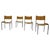 Chrome Dining Chairs attributed to Viliam Chlebo, Czechoslovakia, 1980s, Set of 4 For Sale - Image 17 of 17