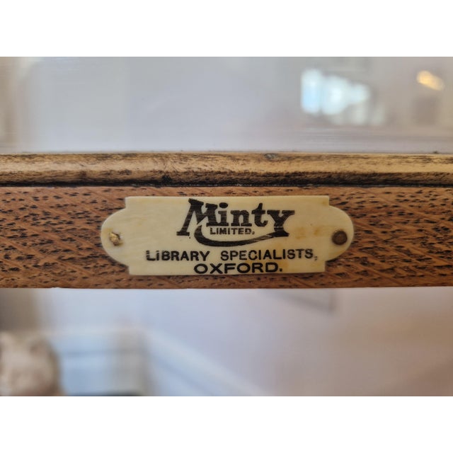 1930s Vintage Minty Limited Oak Barrister Bookcase, 1930s For Sale - Image 5 of 14