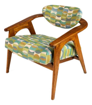 Rare Mid-Century Modern Low Profile 916-Cc Captains Chair in Oak Attributed to Adrian Pearsall for Craft Associates, Usa, C. 1960's