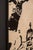Cream Vintage Large Abstract Basketball Black and White Canvas Wall Art Painting For Sale - Image 8 of 14