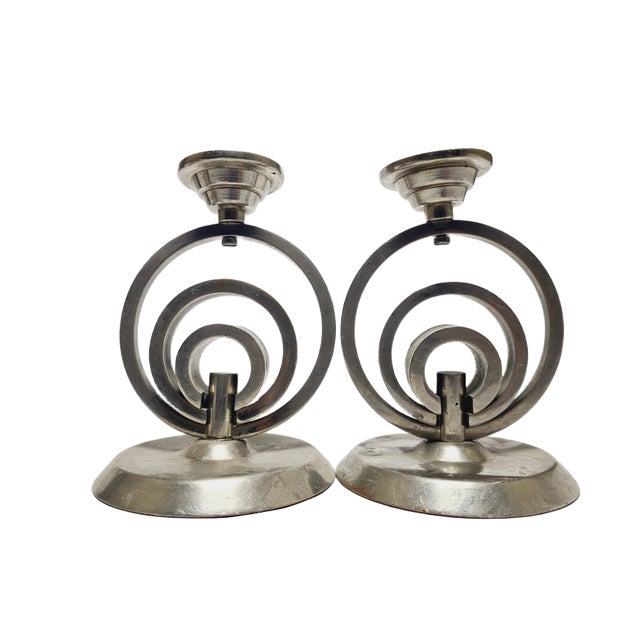 Art Deco Candleholder, Germany, 1970s, Set of 2 For Sale - Image 14 of 18