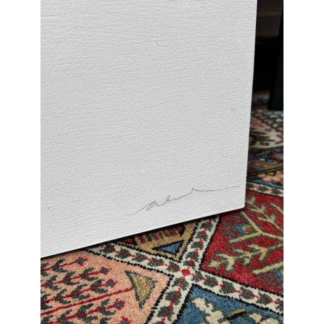 Brown Alissa Madden Design Outstretched Wings on Canvas, Signed For Sale - Image 8 of 16