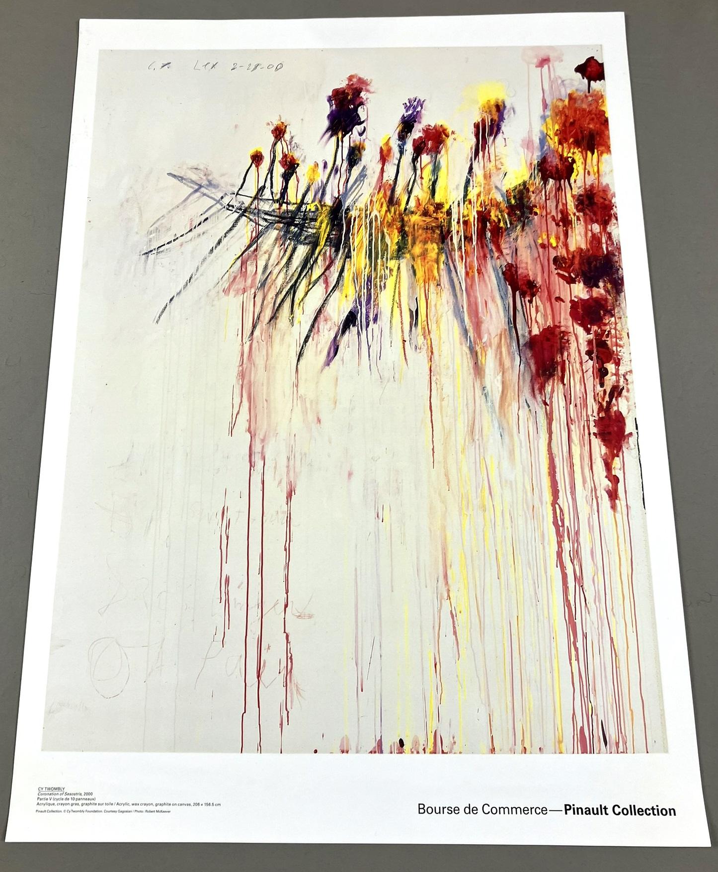 Cy Twombly Coronation of Sesostris Original Paris Exhibition