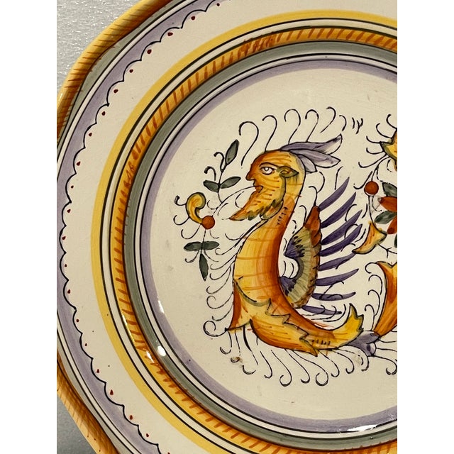 Renaissance Faience Plate For Sale - Image 3 of 3