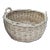 Vintage French Sun Bleached Style Gathering Basket For Sale