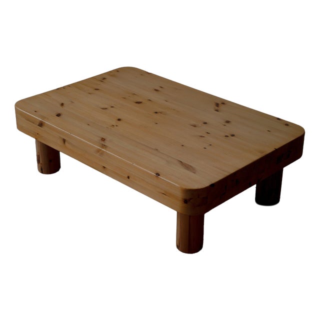 Pine Coffee Table, Netherlands, 1970s For Sale