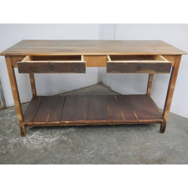 Vintage Fir Counter, 1970s For Sale - Image 11 of 11