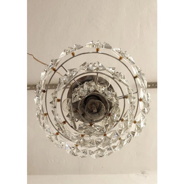 Metal Ceiling Sconce from Kinkeldey, Germany, 1970s For Sale - Image 7 of 13
