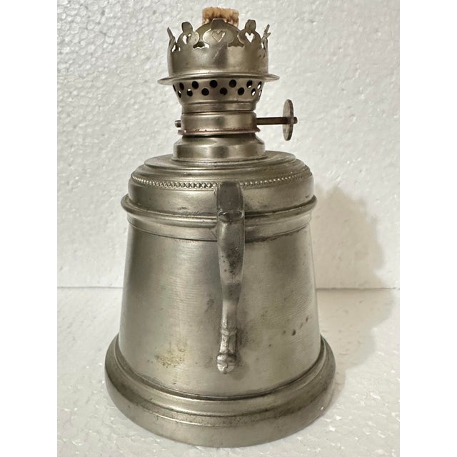Traditional Vintage Mid 1900s International Silver Company Oil Lantern For Sale - Image 3 of 11