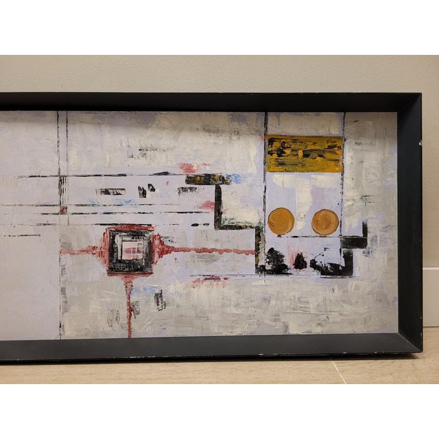 J. C. Cárdenas, Composition, 20th Century, Acrylic on Canvas For Sale - Image 10 of 17