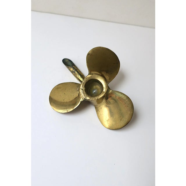 Brass Propeller Pen Holder For Sale - Image 10 of 10