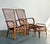 Vintage Boho High Back Trellis Rattan Lounge Chairs - A Pair For Sale - Image 12 of 12