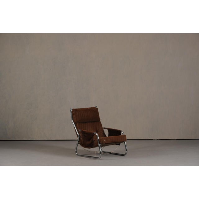 The ikea lounge armchair, designed by gillis lundgren for ikea in the 1970s, is a rare example of scandinavian mid-century...