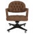Edward Wormley for Dunbar Tufted Cantilevered Desk Chair in Spinneybeck Saddle L For Sale - Image 13 of 13