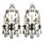 Pair of Early 20th Century Bronze and Rock Crystal Wall Sconces For Sale - Image 10 of 10