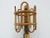 1950s Bamboo Rattan Lantern Wall Light, 1950s For Sale - Image 5 of 9