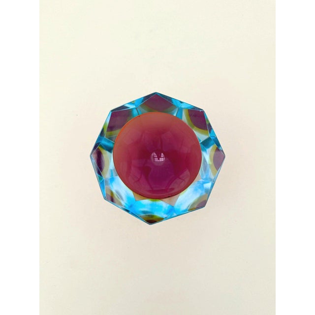 Sommerso Murano Trinket Tray in Blown Glass, Italy, 1960, in Very Good conditions. Designed 1960 to 1969 I have official...