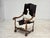 Danish Highback Armchair in Cowhide and Oak Wood, 1950s For Sale - Image 14 of 18