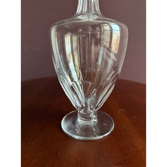 Beautiful elegant Baccarat Genova Cut Decanter and original stopper. Excellent condition, displayed but never used.
