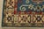Textile Kazak Rug 2’9” X 4’2” Blue Wool Tribal Hand-Knotted Oriental Carpet For Sale - Image 7 of 10