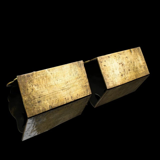 Pair of Antique Elephant Bookends, Indian Brass Decorative Book Rests, Victorian For Sale - Image 10 of 10