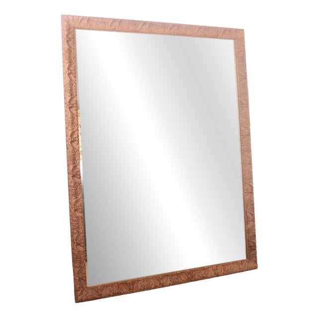 Italian Wall Mirror in Walnut, 1890s For Sale