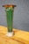 Emerald Glass & Copper Fluted Vase For Sale - Image 4 of 8
