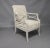 A set of two Gustavian armchairs from circa 1810. The chairs are in grey painted Wood and newly upholstered fabric. We...