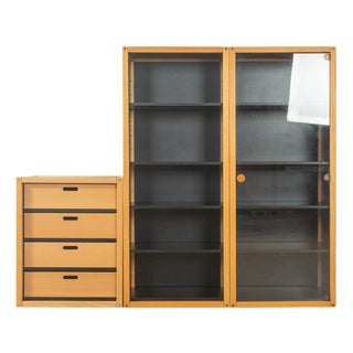Dressers and Showcase from Flötotto Profilsystem, Set of 3 For Sale
