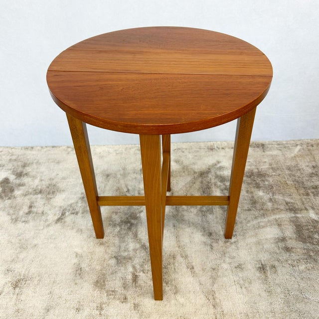 1960s Teak Nesting Tables attributed to Poul Hundevad for Novy Domov, 1960s, Set of 5 For Sale - Image 5 of 7