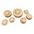1963 Royal Worcester Coventry Fine Bone China Gold Dinnerware, 30 Pieces For Sale