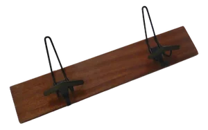 3-Hook Coat Rack, 1950s