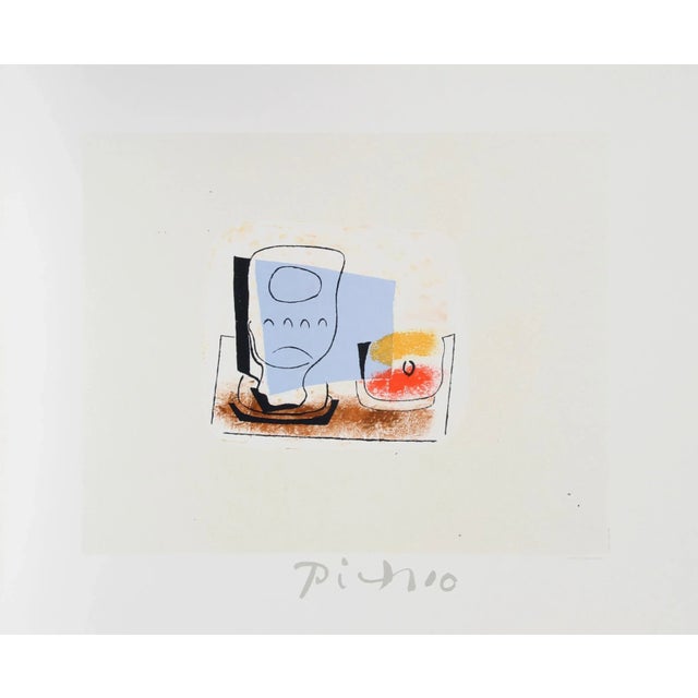 1980s "Nature Morte au Verre" Lithograph After Pablo Picasso For Sale