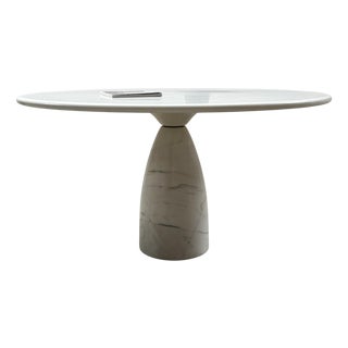 Round Marble Finale 1790 Dining Table by Peter Draenert, Germany, 1970s For Sale