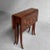 Early 19th Century Antique English Mahogany Marquetry Drop Leaf Side Table For Sale - Image 4 of 10