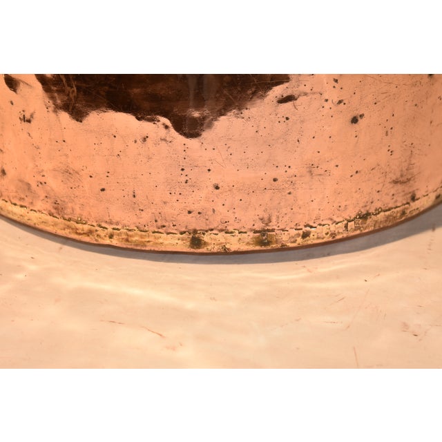 19th Century French Copper Pot With Iron Strapping For Sale - Image 11 of 11
