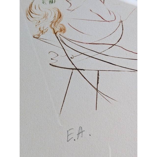 Salvador Dali, Woman and Horse, 1973, Etching For Sale - Image 7 of 10