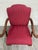 Vintage 1995 Ethan Allen Queen Anne Wingback Lounge Chair With Ottoman For Sale - Image 9 of 18