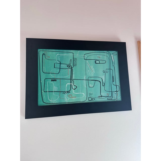 Mid 20th Century Virginia Kay Gould Mid Century Painting For Sale - Image 5 of 6
