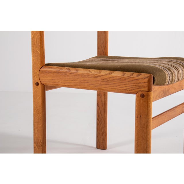 Vintage Oak Dining Chairs by H.W. Klein for Bramin, Denmark, 1960s, Set of 6 For Sale - Image 9 of 16