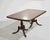 Brown Vintage Georgian Mahogany Twin-Pedestal Dining Table With Extensions 96in For Sale - Image 8 of 12