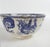 Antique Chinoiserie Blue Transferware Dragon Bowl Stapled For Sale In Seattle - Image 6 of 10