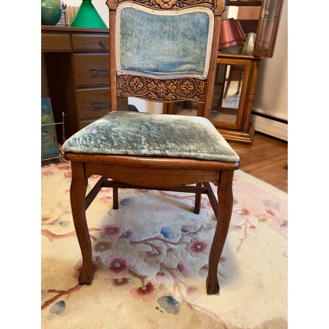 Mid 19th Century American Renaissance Revival “North Wind” Side Chair For Sale - Image 4 of 10