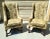 Pair of Vintage Custom Made William and Mary Style Wingback Chairs For Sale - Image 11 of 11