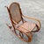 Bentwood and Wicker Rocking Chair from Thonet, 1930s For Sale - Image 13 of 16