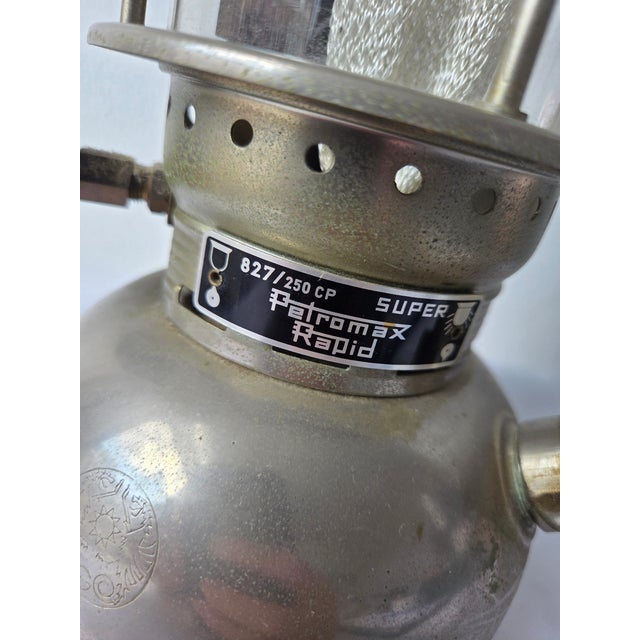 Vintage Rapid 827/250CP Kerosene Camping Lantern from Petromax, 1950s For Sale - Image 12 of 13