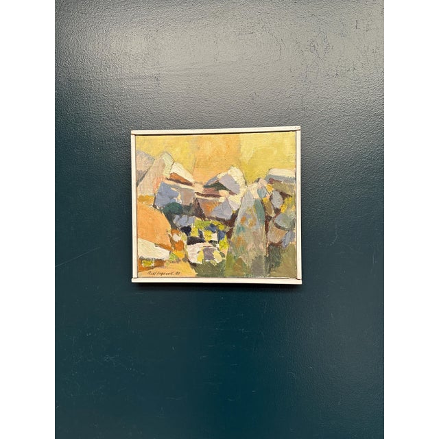 Rolf Ingvar Karlsson, Stenmur På Alvaret, 1950s, Oil on Canvas, Framed For Sale - Image 17 of 18