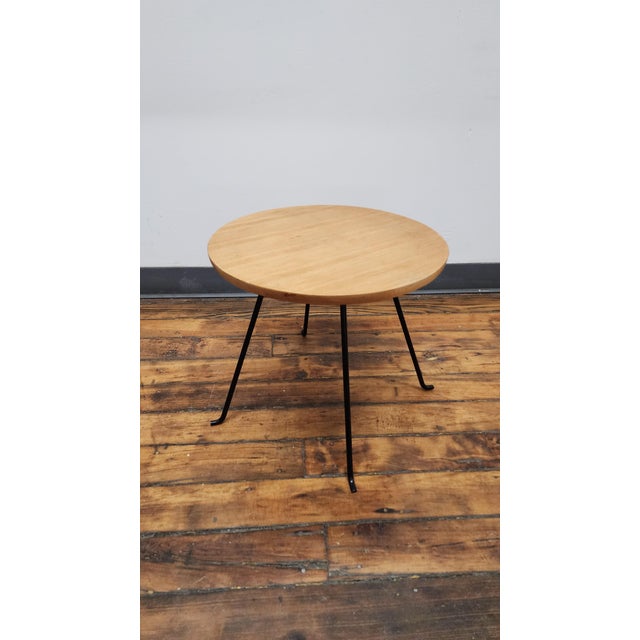 Arthur Umanoff Style Mid Century Modern Low Side Table For Sale In Philadelphia - Image 6 of 8