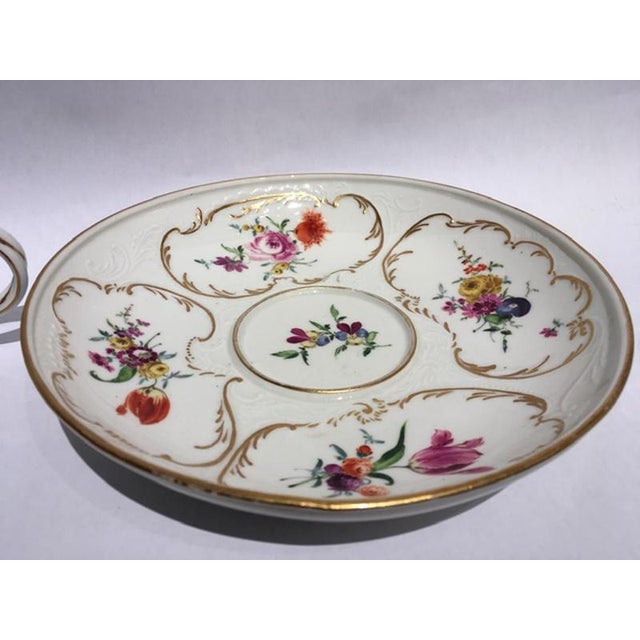 Mid-19th Century Golden Porcelain Covered Cup from Meissen, Set of 3 For Sale - Image 9 of 18
